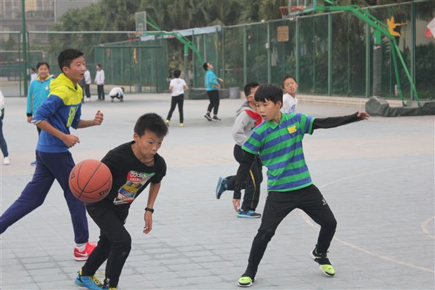 阳光校园  魅力篮球——记棠外附小五、六年级班级篮球对抗赛