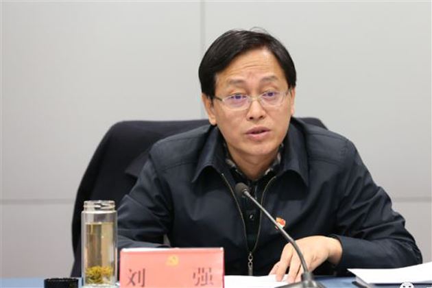 市委教育工委书记、市教育局党组书记、局长刘强发表讲话