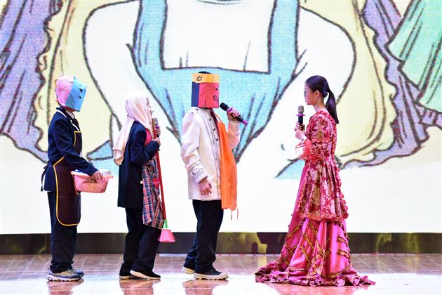 初中部隆重举办外语艺术节