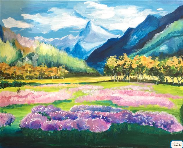 党旗引领师生同心共筑中国梦——棠外党委开展2018年“弘扬中国精神，汇聚中国力量”主题师生书画摄影作品征集评选活动