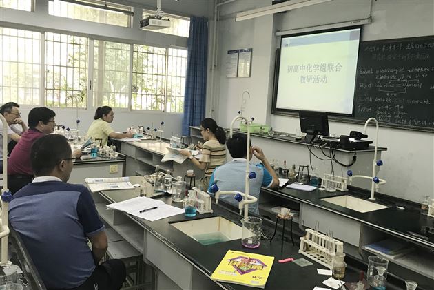 合作才能共赢和谐才能共进——记棠外初、高中化学联合教研暨“3 1”课例研讨活动