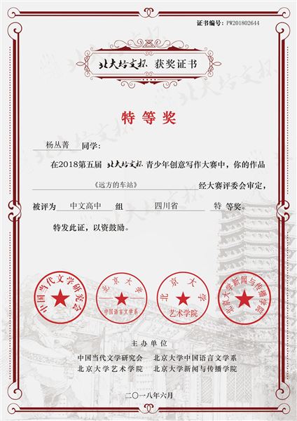 语文能力多拓展作文竞赛显锋芒——棠外学子在多项权威作文赛事中获佳绩