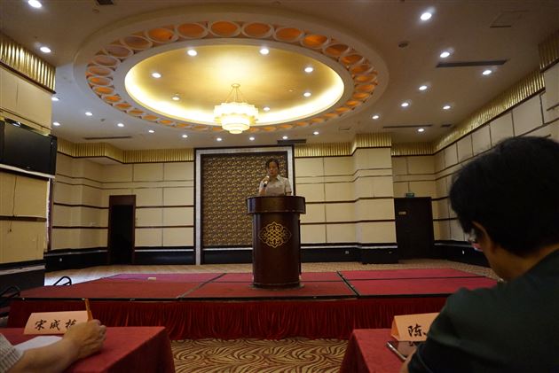 全国校园影视教育应用培训会上我校顾运梅老师做交流