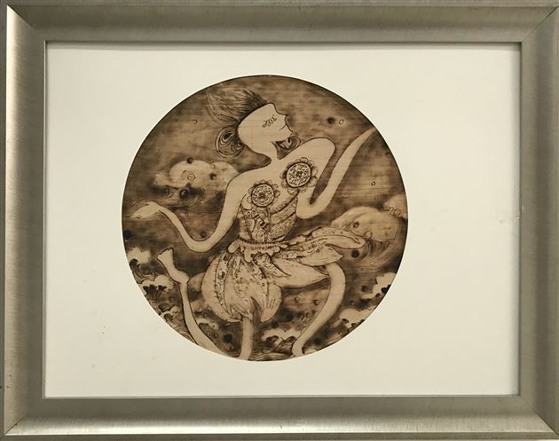 我校学生《沐阳》、《轻舞》两幅烙画作品喜获2018年四川省第九届中小学生艺术展演活动一等奖