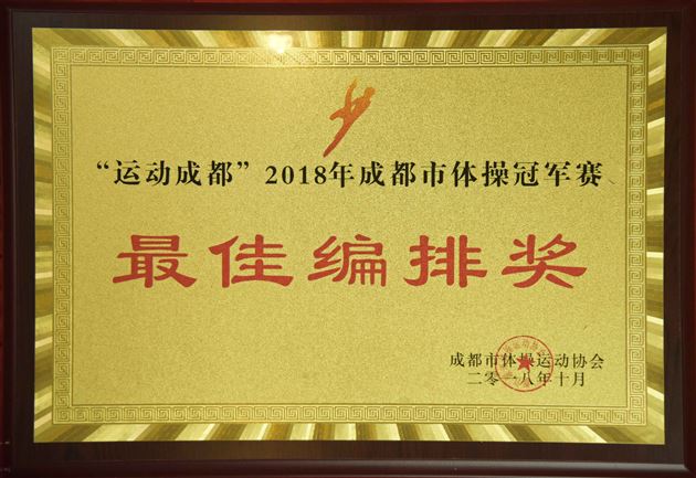 棠外实验幼儿园勇夺“2018成都市幼儿体操冠军赛”金奖