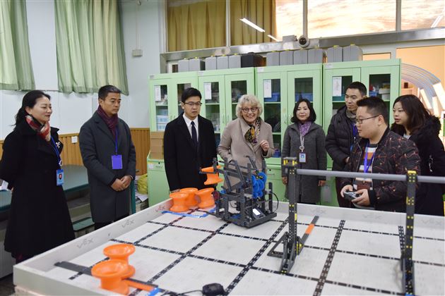 新西兰知名教育家Ms.JanFitz-Gerald一行来我校访问交流