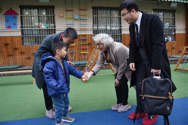 新西兰知名教育家Ms.JanFitz-Gerald一行来我校访问交流