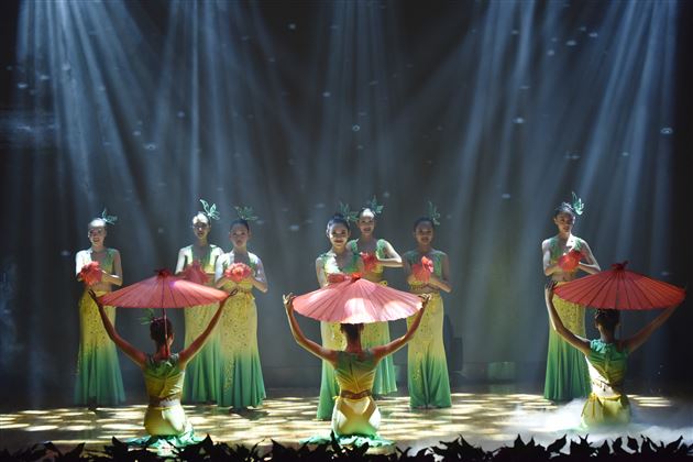 舞有鸾凤影羽衣蹁跹贺岁旦   弦和时代音奏响青春呈芳华——棠外2018年校园艺术节展演暨2019年新年文艺联欢晚会隆重举行