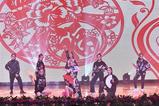 舞有鸾凤影羽衣蹁跹贺岁旦   弦和时代音奏响青春呈芳华——棠外2018年校园艺术节展演暨2019年新年文艺联欢晚会隆重举行