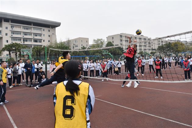 我校初中部2018-2019学年下学期班级排球联赛顺利落幕
