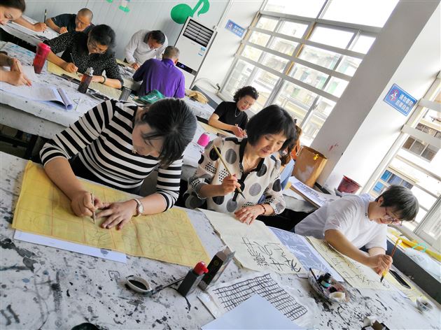 我校初中书法老师郭彦被聘为双流区文化馆2019年义务培训教师