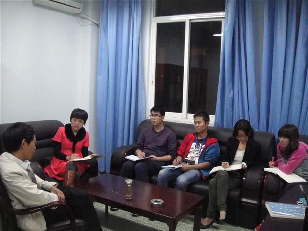 2011年成立修身班会课骨干团队