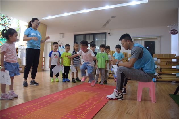 我校实验幼儿园参与第五次全国国民体质监测工作