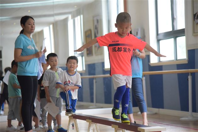 我校实验幼儿园参与第五次全国国民体质监测工作