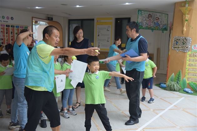 我校实验幼儿园参与第五次全国国民体质监测工作