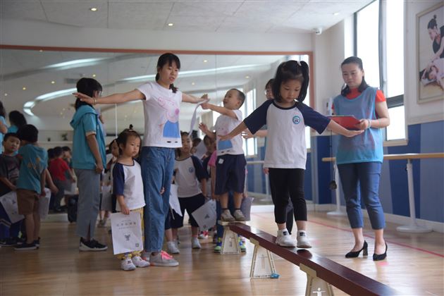 我校实验幼儿园参与第五次全国国民体质监测工作