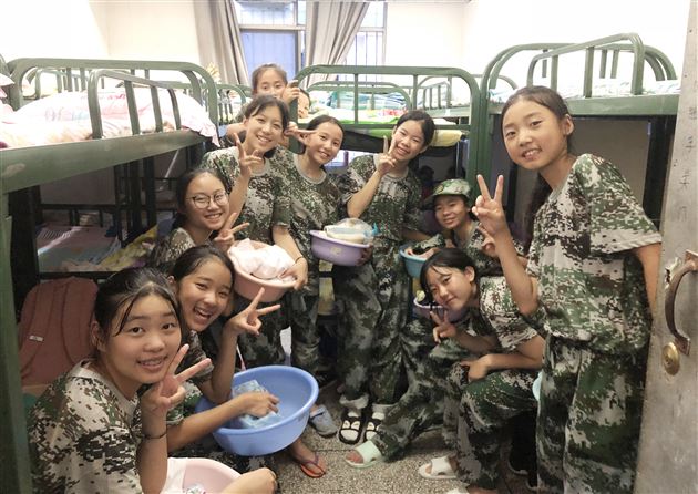 棠外博骏展雄姿 虎贲云集似雄狮——棠外初一迷彩少年成长记