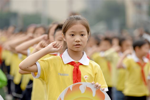 我爱我的国，我爱我的家——我校附小隆重举行2019—2020学年上期开学典礼