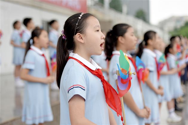 我爱我的国，我爱我的家——我校附小隆重举行2019—2020学年上期开学典礼