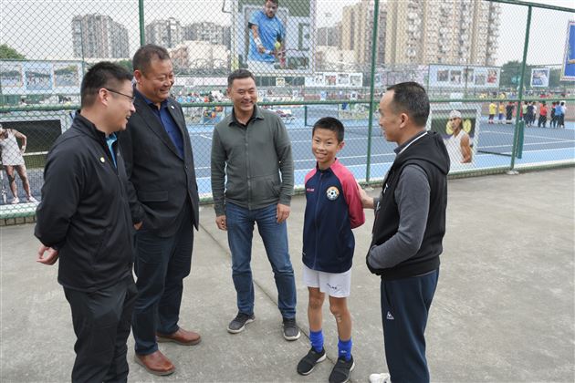 北京市足协一行来访我校考察足球青训工作