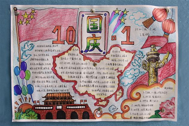 我校初中部“我和我的祖国”班级文化墙检查评比揭晓