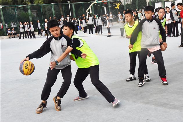 激情与梦想齐飞 友情与拼搏同在——我校初中部第三届3X3校园班级篮球联赛圆满落幕