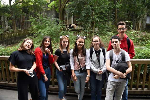 魅力成都点点滴滴 中法友谊源远流长——我校接待法国ASSOMPTION中学师生代表团来访系列报道（二）