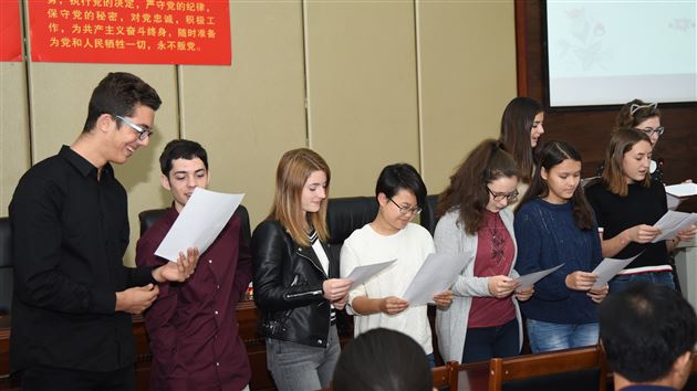 魅力成都点点滴滴 中法友谊源远流长——我校接待法国ASSOMPTION中学师生代表团来访系列报道（二）