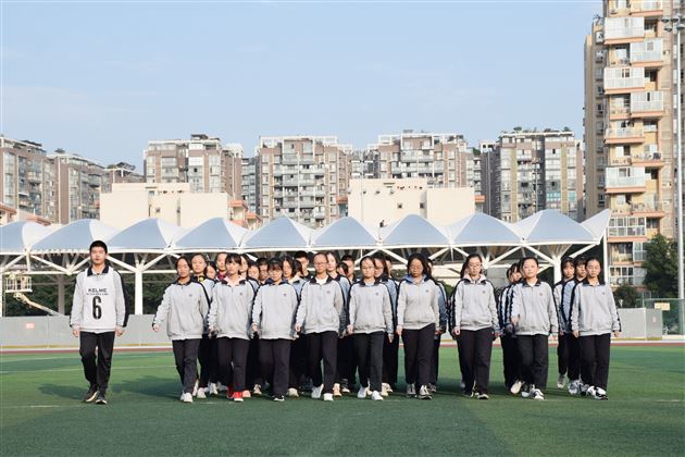 团队有活力 青春正风采——我校高2019级班级队列队形及跑操比赛圆满落幕