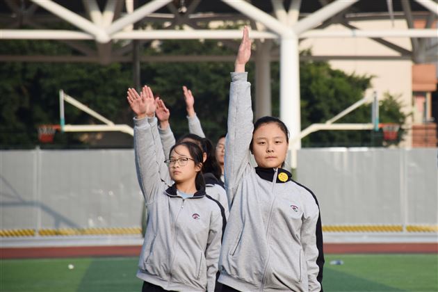 团队有活力 青春正风采——我校高2019级班级队列队形及跑操比赛圆满落幕