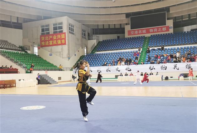 全省武林群英会 棠外学子功夫高——棠外高中武术队在第三届四川省武术群英会（武术套路精英赛）获奖