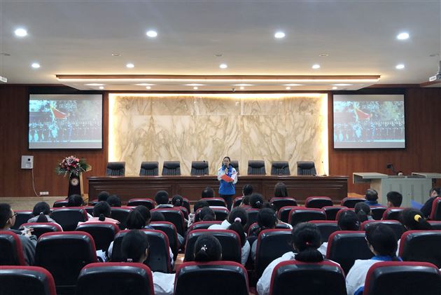 勿忘国耻 振兴中华——我校初2018级举行纪念“一二·九”爱国运动84周年主题演讲比赛