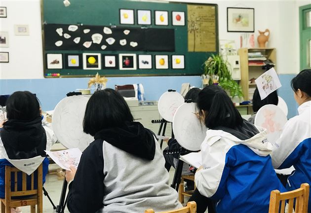 我校第六届校园艺术节书画作品展——装饰画系列