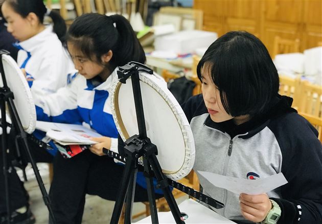 我校第六届校园艺术节书画作品展——装饰画系列