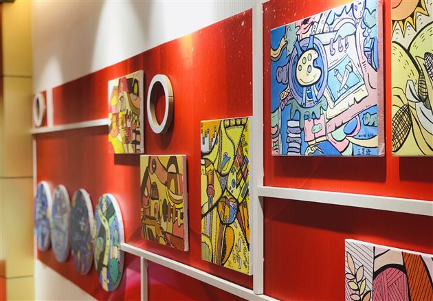 我校第六届校园艺术节书画作品展——装饰画系列