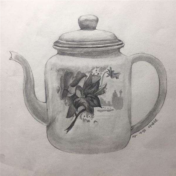 我校第六届校园艺术节书画作品——素描系列