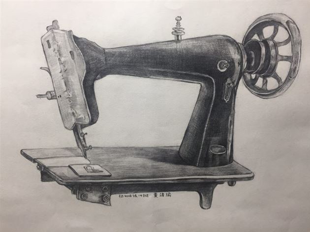 我校第六届校园艺术节书画作品——素描系列