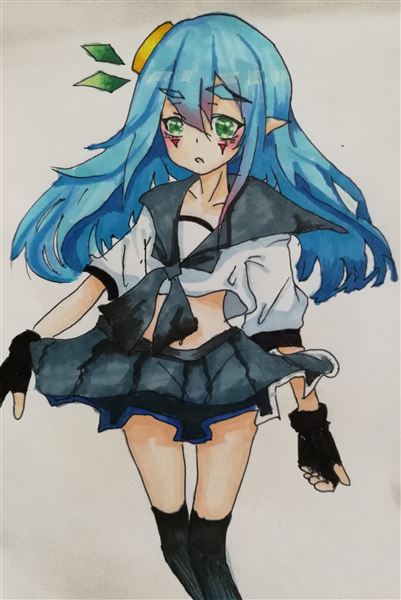 棠外第六届校园艺术节书画作品——漫画系列