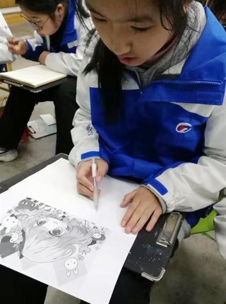 棠外第六届校园艺术节书画作品——漫画系列