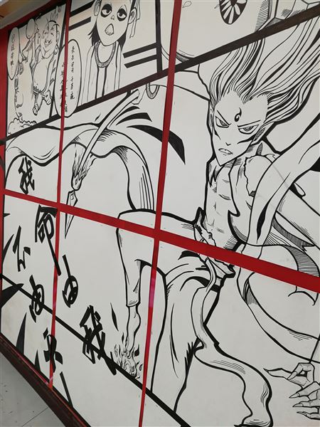 棠外第六届校园艺术节书画作品——漫画系列