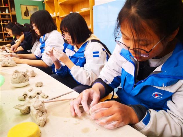 棠外第六届校园艺术节书画作品——陶瓷系列