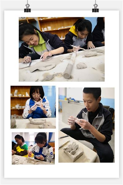 棠外第六届校园艺术节书画作品——陶瓷系列