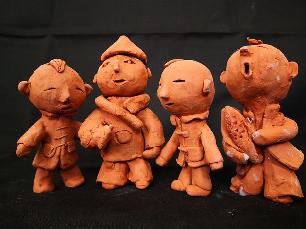 棠外第六届校园艺术节书画作品——陶瓷系列