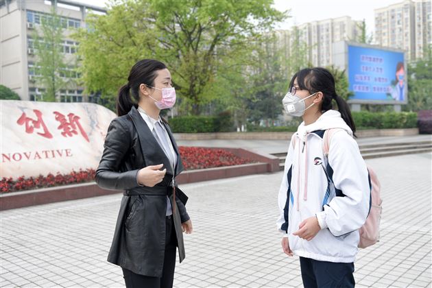 棠外初三开学复课第一天