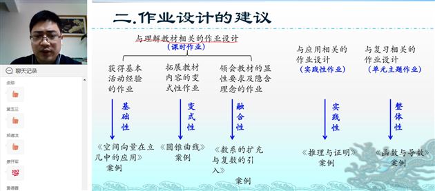 我校高中王继超老师在成都市菜单培训中作专题讲座