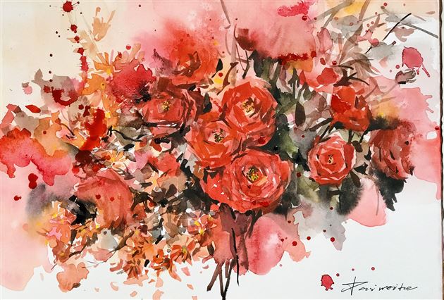 入展作品：繁花似锦