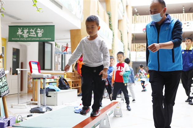 棠外实验幼儿园参与国家体育总局第五次国民体质监测工作