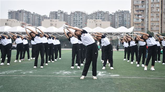 团结 健体 奋进——棠外第17届班级队列队形比赛初一年级赛圆满落幕