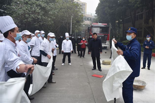 消防安全重于泰山——棠外举行2020年度消防安全培训演练活动