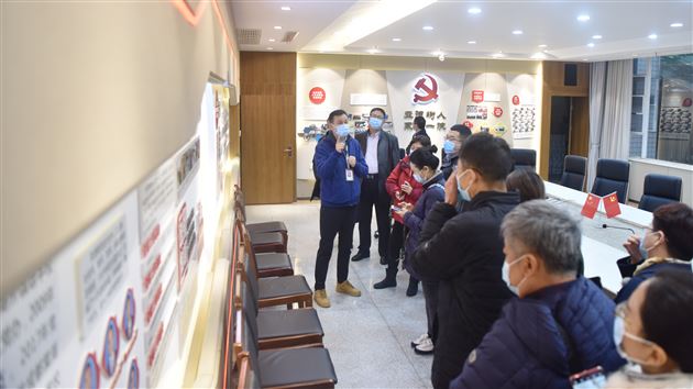 河北省廊坊市教育系统党建观摩学习团到棠外交流学习校园党建工作